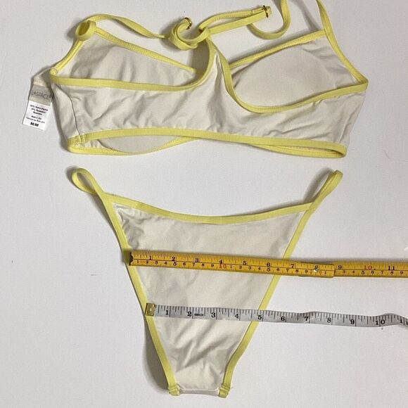 New. L*SPACE white and yellow bikini. Medium . Retails. $198 - Picture 9 of 12
